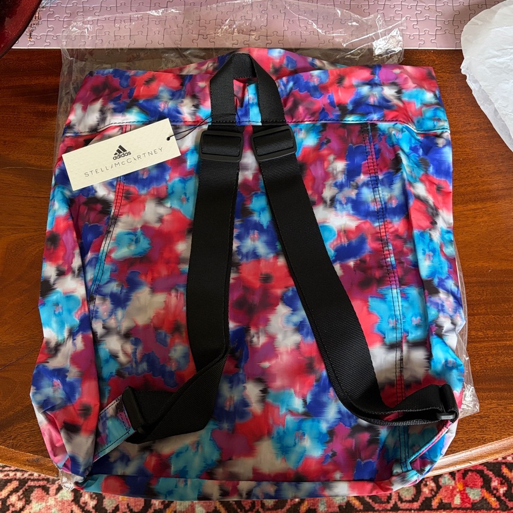 NWT Adidas by Stella McCartney Gym Sack Packable Backpack - Picture 9 of 10
